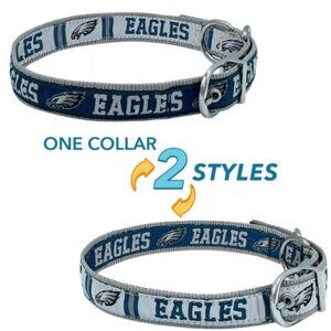 PHILADELPHIA EAGLES NFL REVERSIBLE PET COLLAR